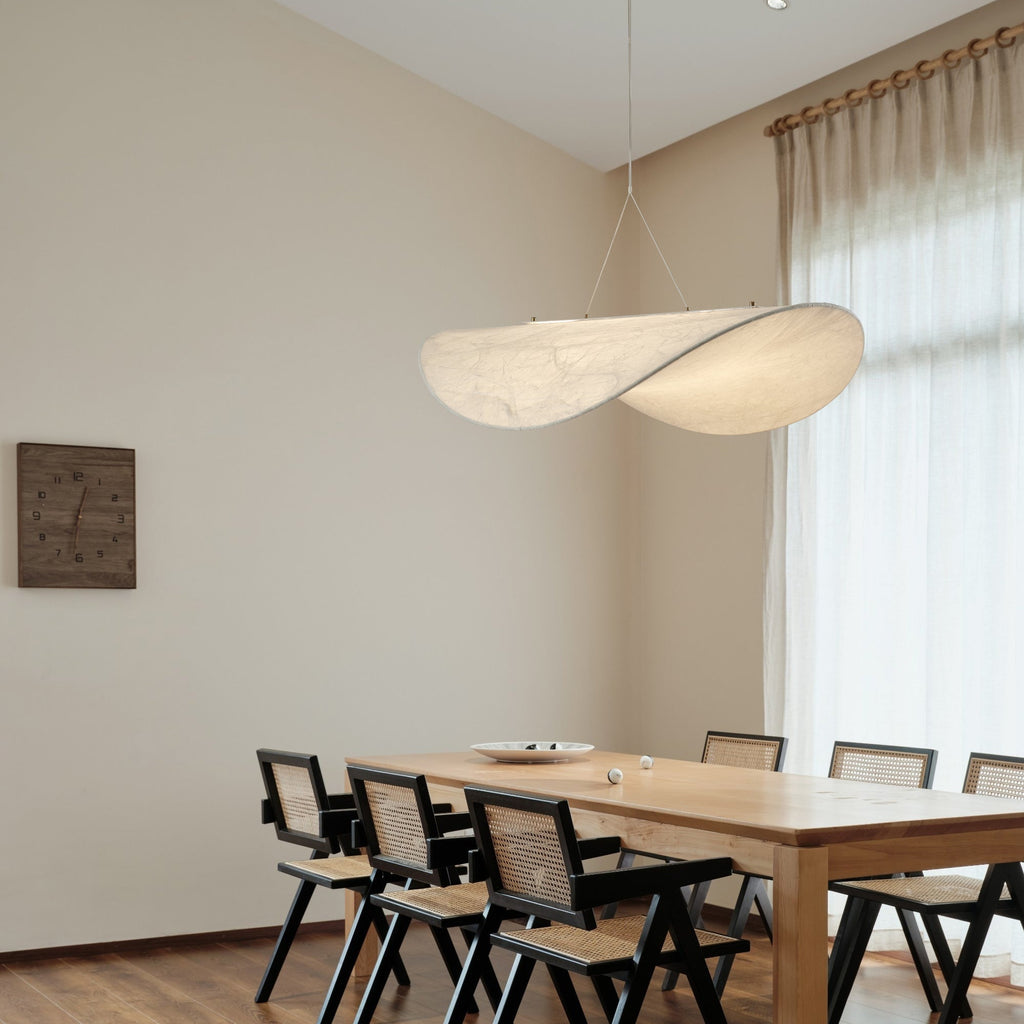 Cuzora Suspension en Soie Nordique Élégante - Neutralighting