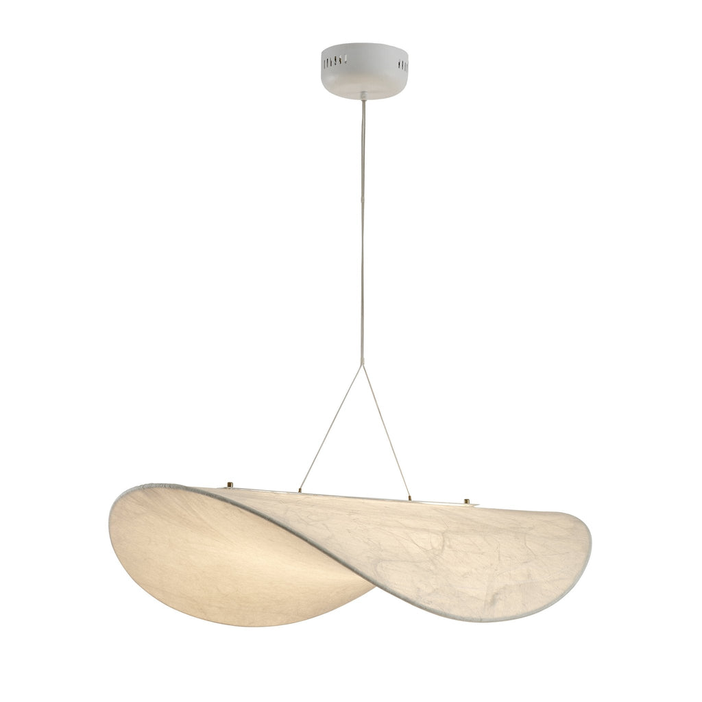 Cuzora Suspension en Soie Nordique Élégante - Neutralighting