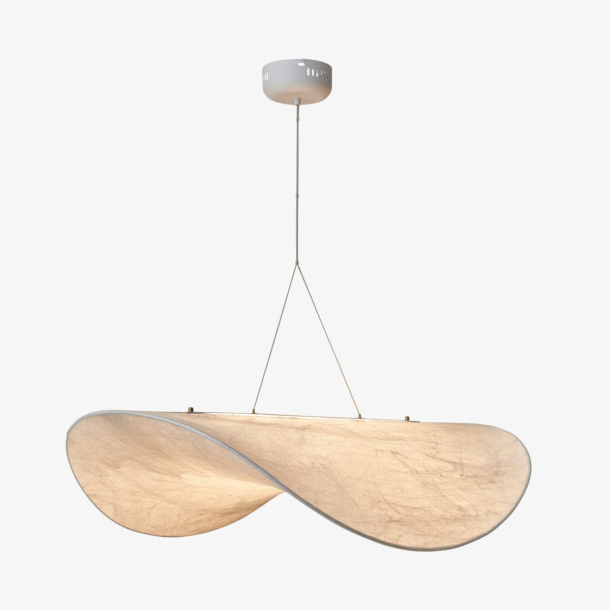 Cuzora Suspension en Soie Nordique Élégante - Neutralighting