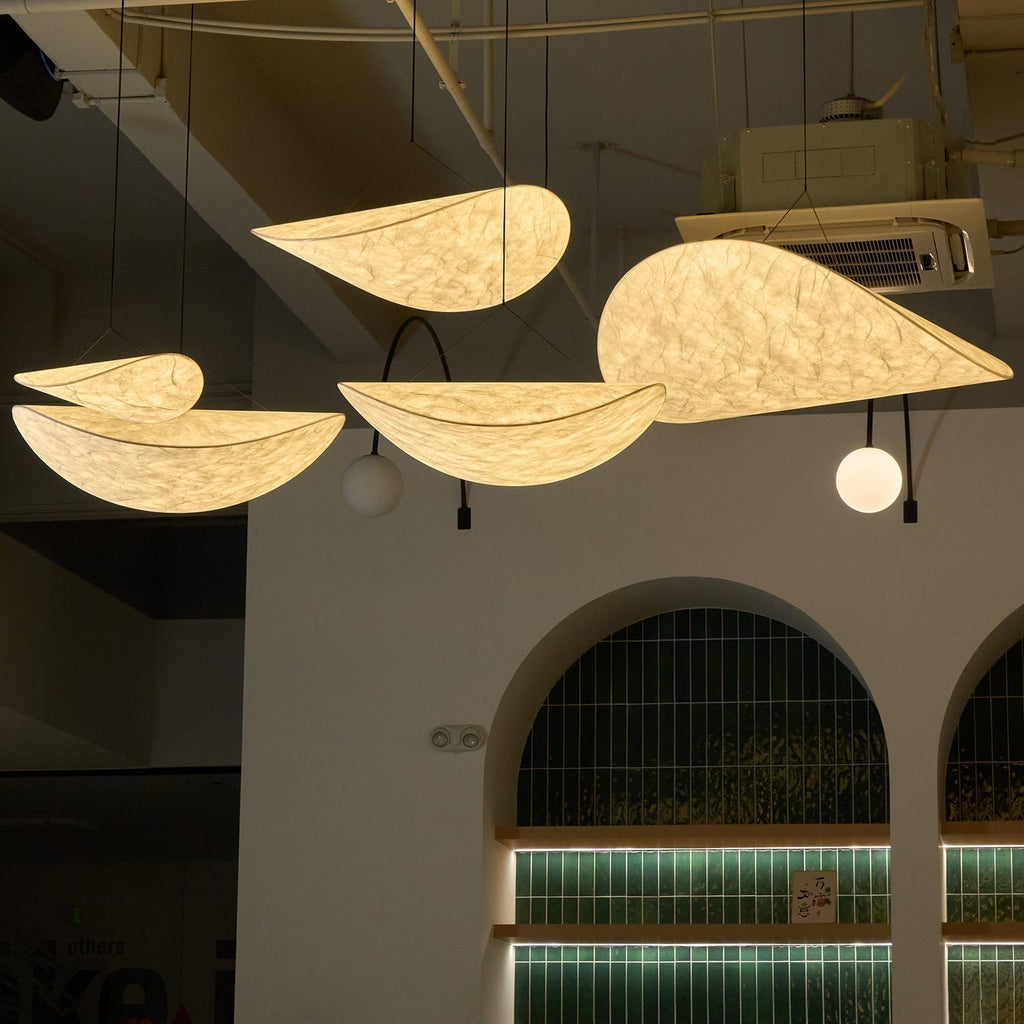 Vela Lampe Suspendue Minimaliste en Soie - Neutralighting