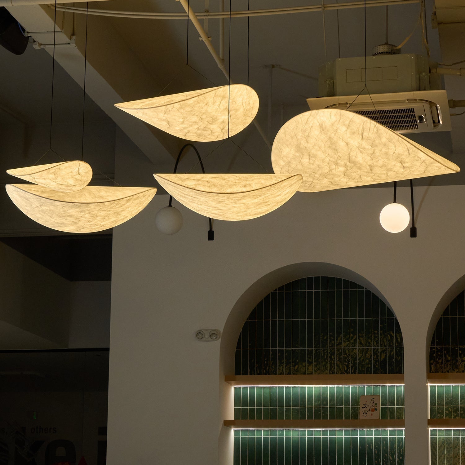 Elsolir Moderne Minimaliste Papier Suspension - Neutralighting