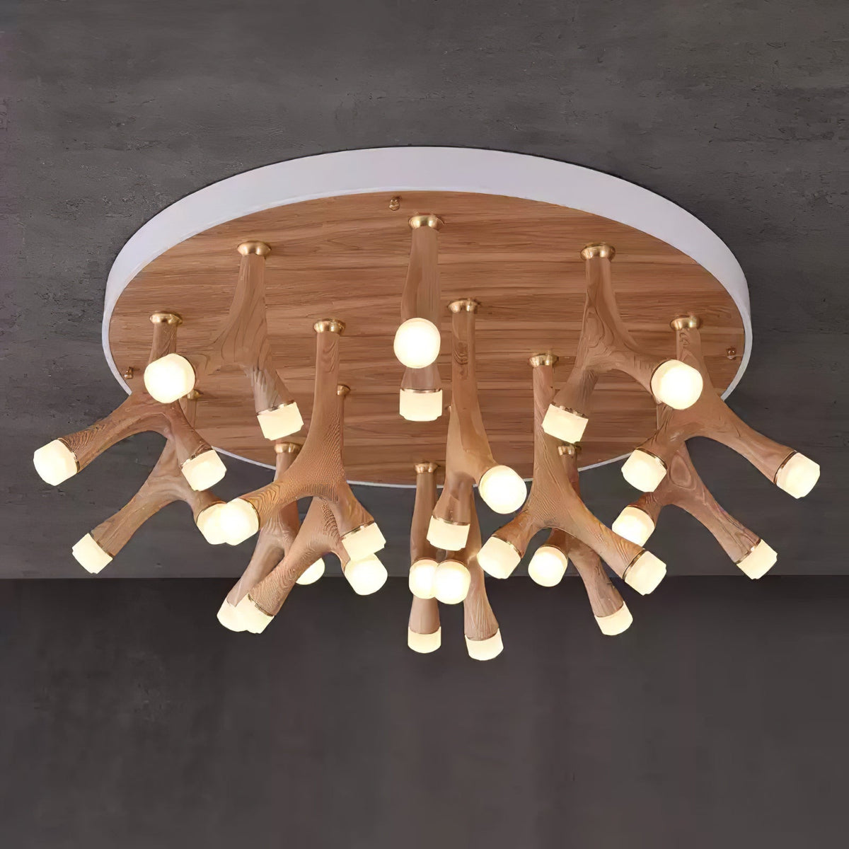 Vilorion Plafonnier Bois Inspiré de la Nature - Neutralighting