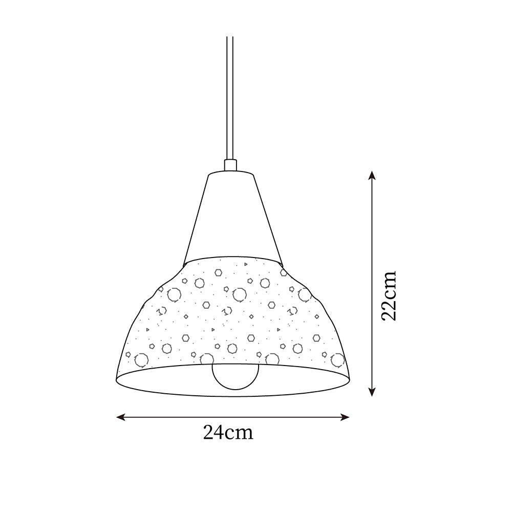 Tera Lampe Suspendue Céramique Bois Minimaliste - Neutralighting
