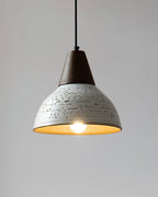 Tera Lampe Suspendue Céramique Bois Minimaliste - Neutralighting
