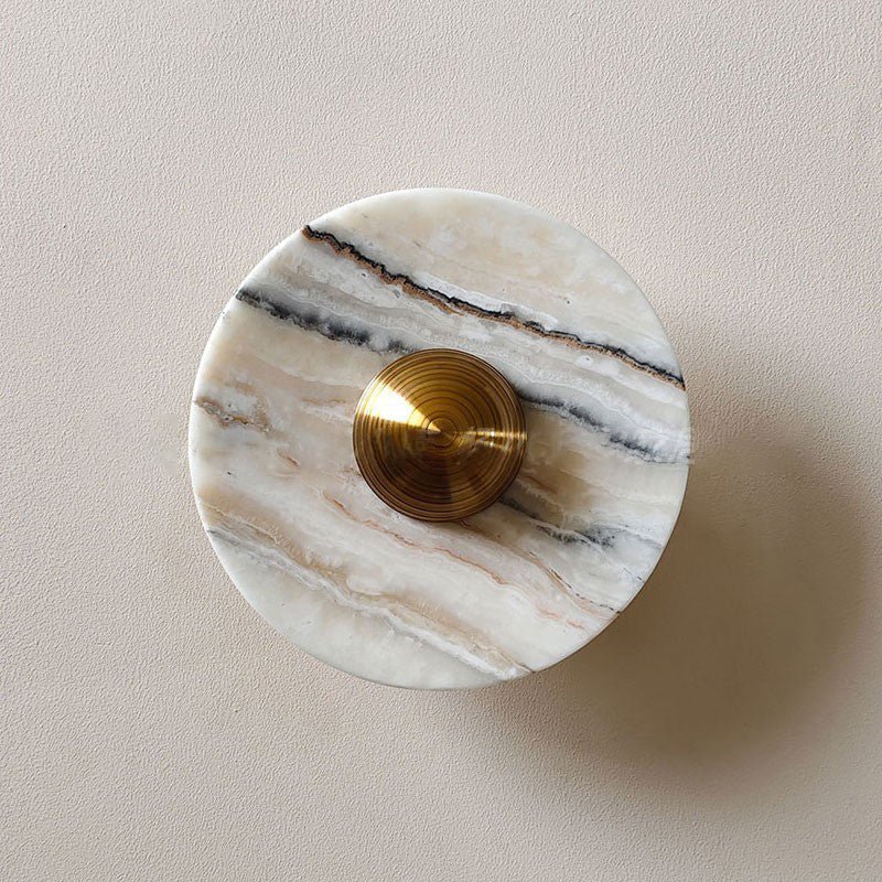 Olrine Moderne Minimaliste Marbre Métal Applique Murale - Neutralighting