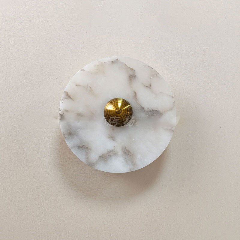 Olrine Moderne Minimaliste Marbre Métal Applique Murale - Neutralighting