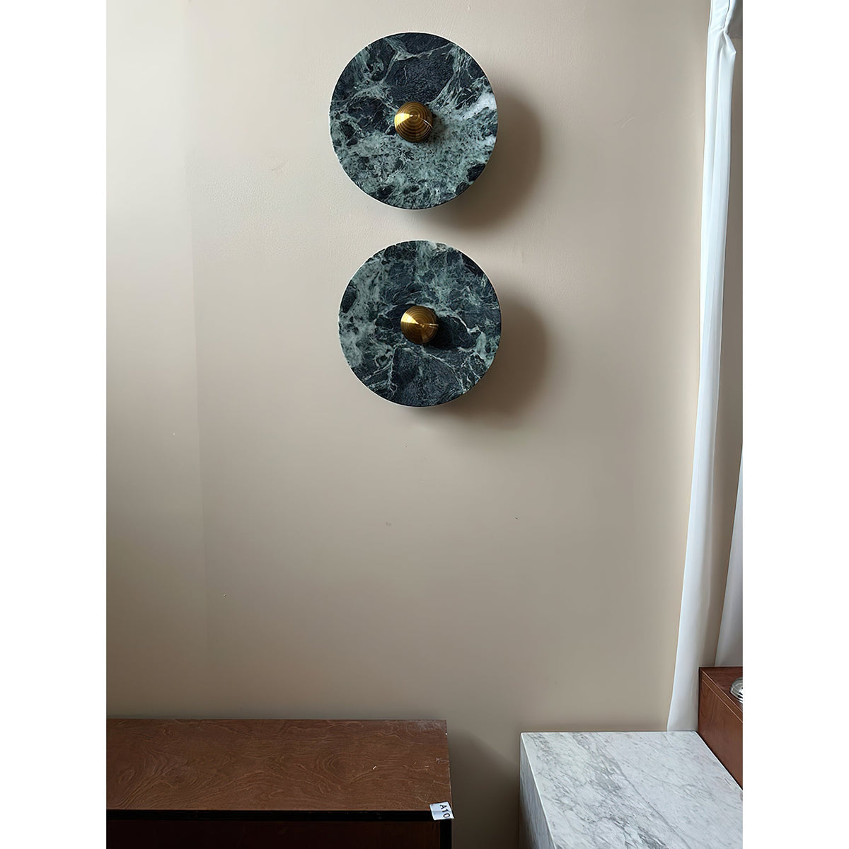 Olrine Moderne Minimaliste Marbre Métal Applique Murale - Neutralighting