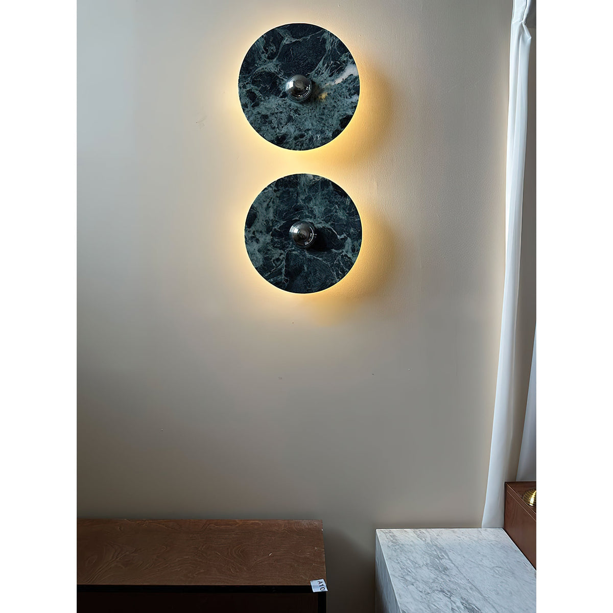 Olrine Moderne Minimaliste Marbre Métal Applique Murale - Neutralighting