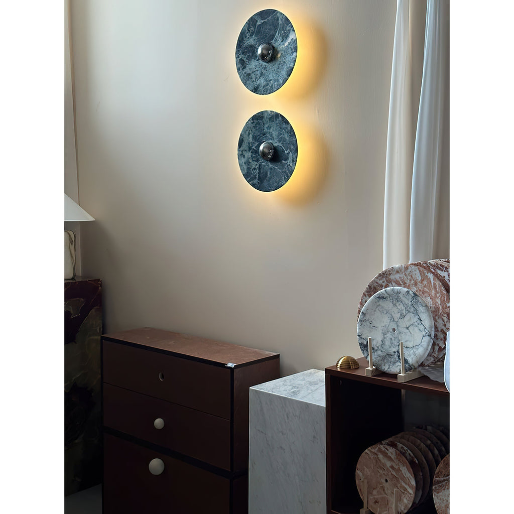 Olrine Moderne Minimaliste Marbre Métal Applique Murale - Neutralighting