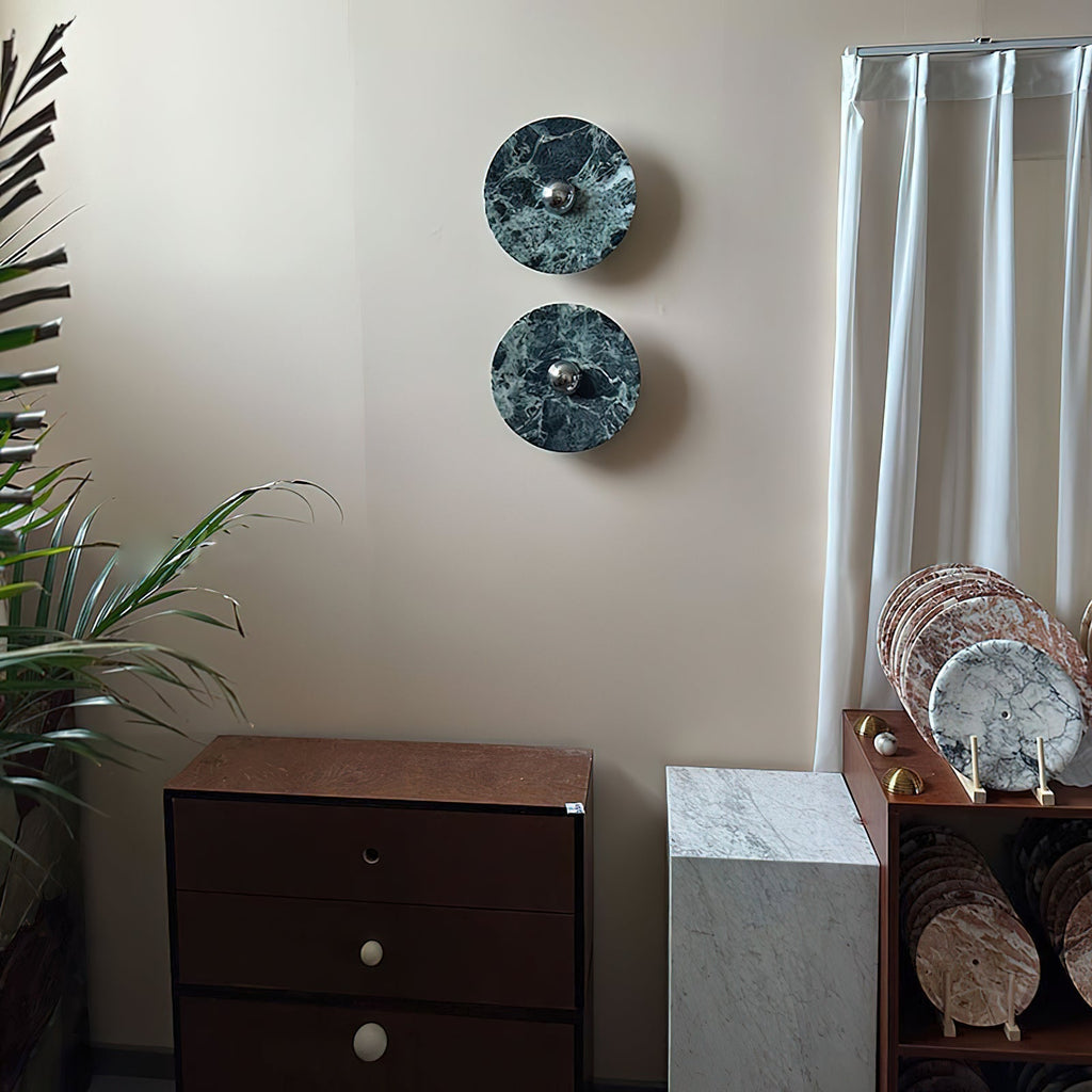 Olrine Moderne Minimaliste Marbre Métal Applique Murale - Neutralighting