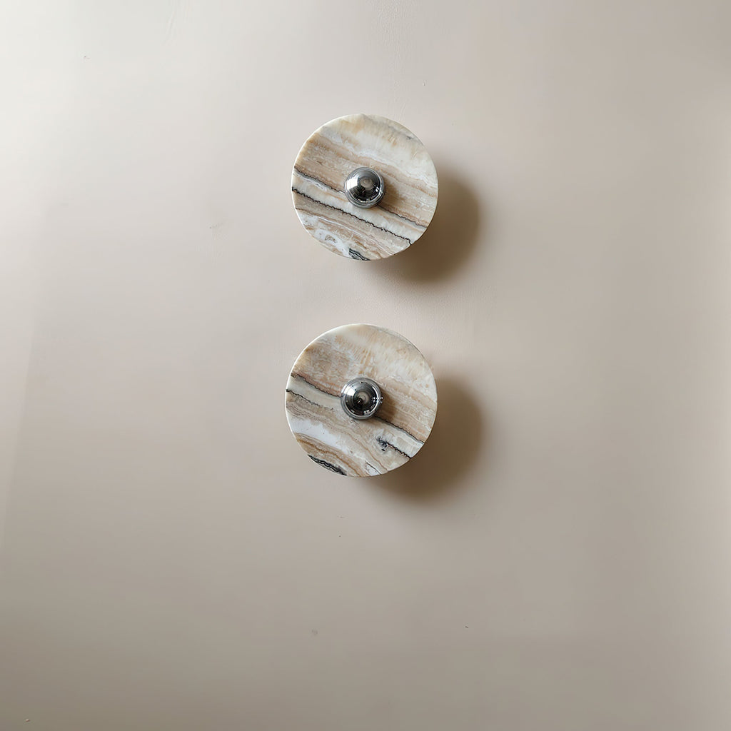 Olrine Moderne Minimaliste Marbre Métal Applique Murale - Neutralighting