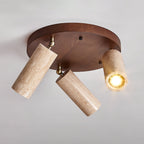 Zevenion Multi-Bras Travertin Plafonnier - Neutralighting