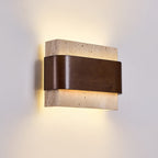 Ulnoros Applique Murale en Travertin Panneautés - Neutralighting