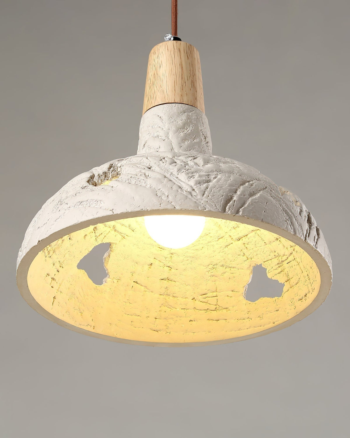 Ormarion Nordic Art Sculpter Ciment Pendentif Lampe - Neutralighting