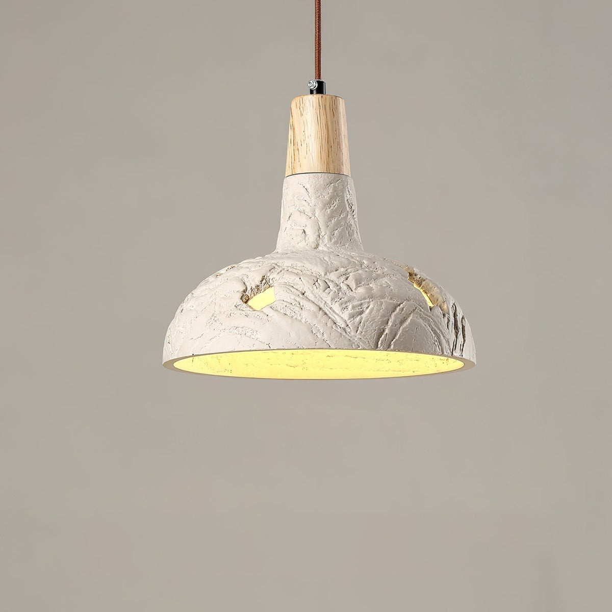 Ormarion Nordic Art Sculpter Ciment Pendentif Lampe - Neutralighting