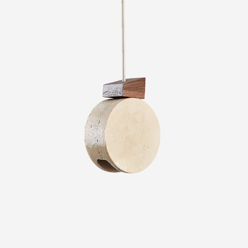 Ritta Lampe Pendante Minimaliste en Travertin - Neutralighting