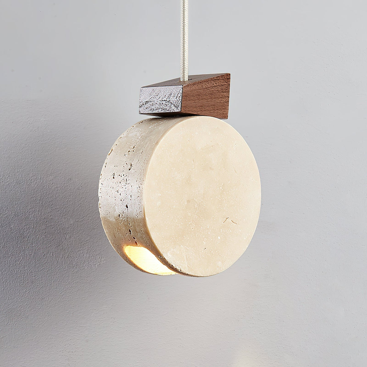 Ritta Lampe Pendante Minimaliste en Travertin - Neutralighting