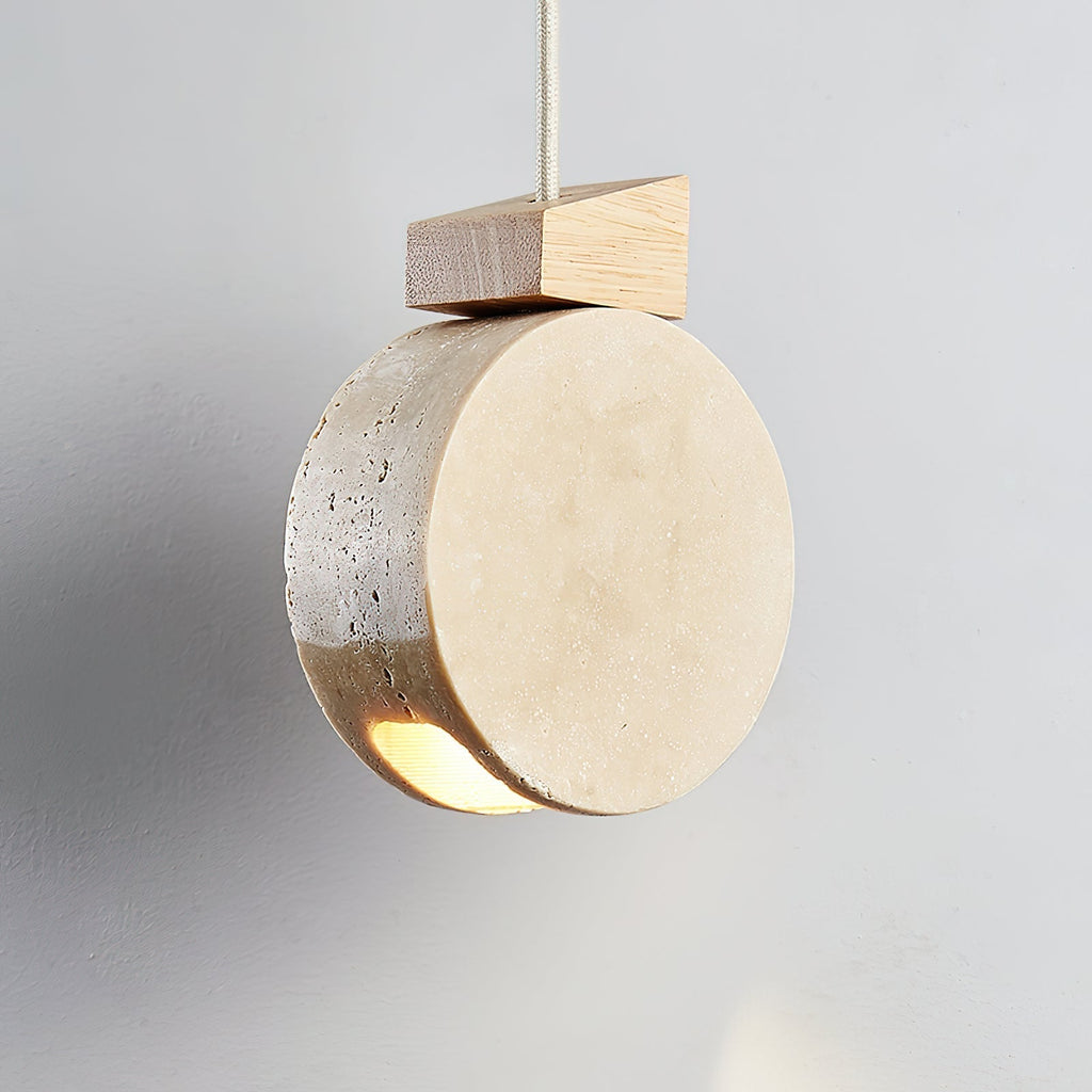 Ritta Lampe Pendante Minimaliste en Travertin - Neutralighting