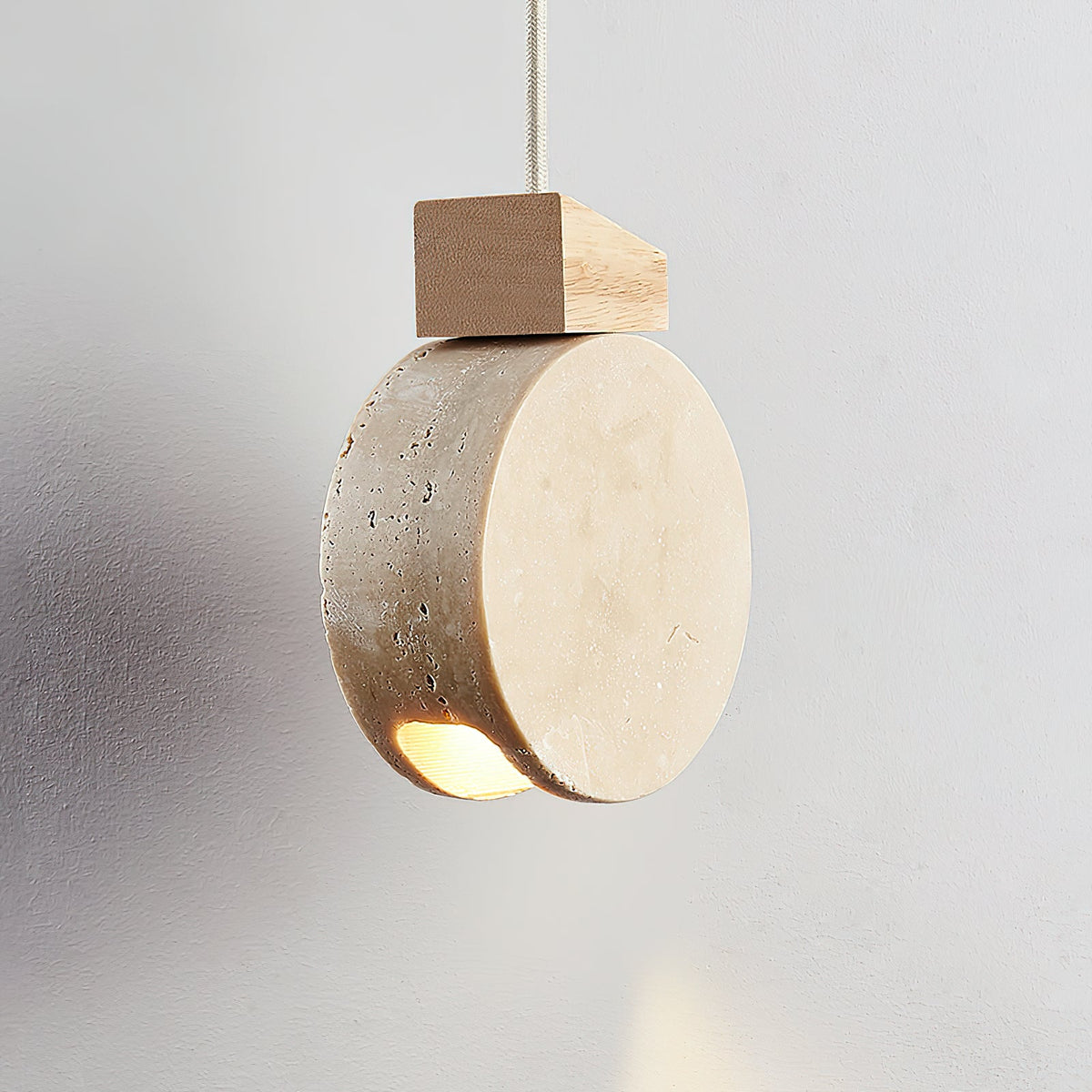 Ritta Lampe Pendante Minimaliste en Travertin - Neutralighting