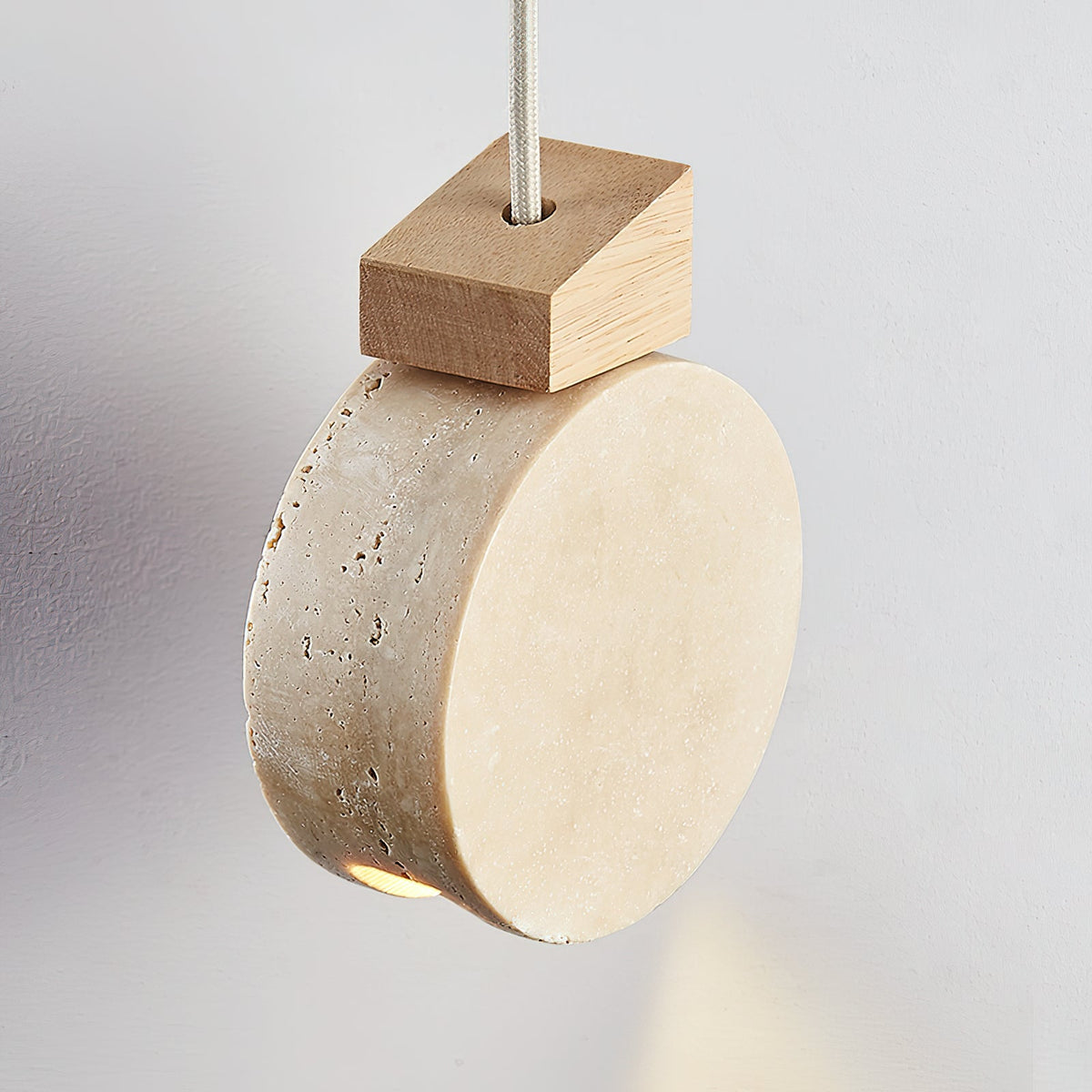Ritta Lampe Pendante Minimaliste en Travertin - Neutralighting