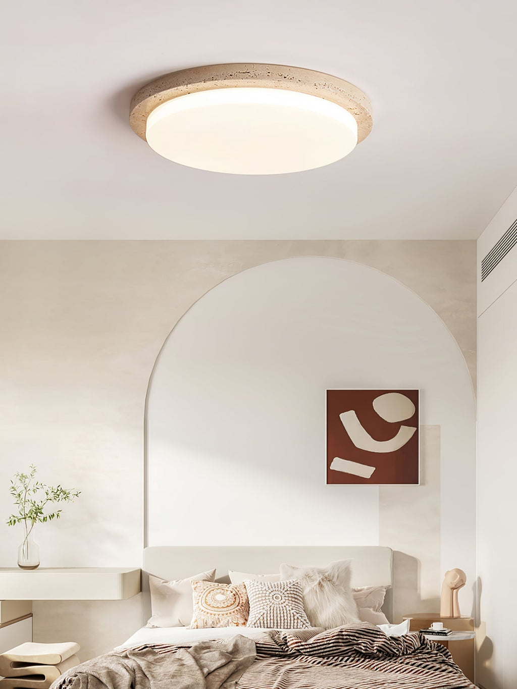 Etala Lisse-Bord Travertin Plafonnier - Neutralighting
