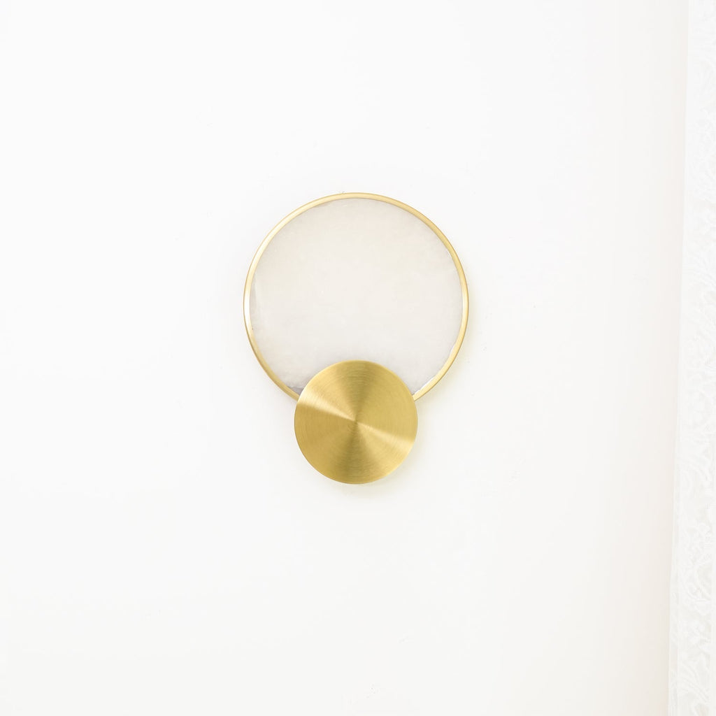 Myvelarae Applique Murale Circulaire en Albâtre - Neutralighting