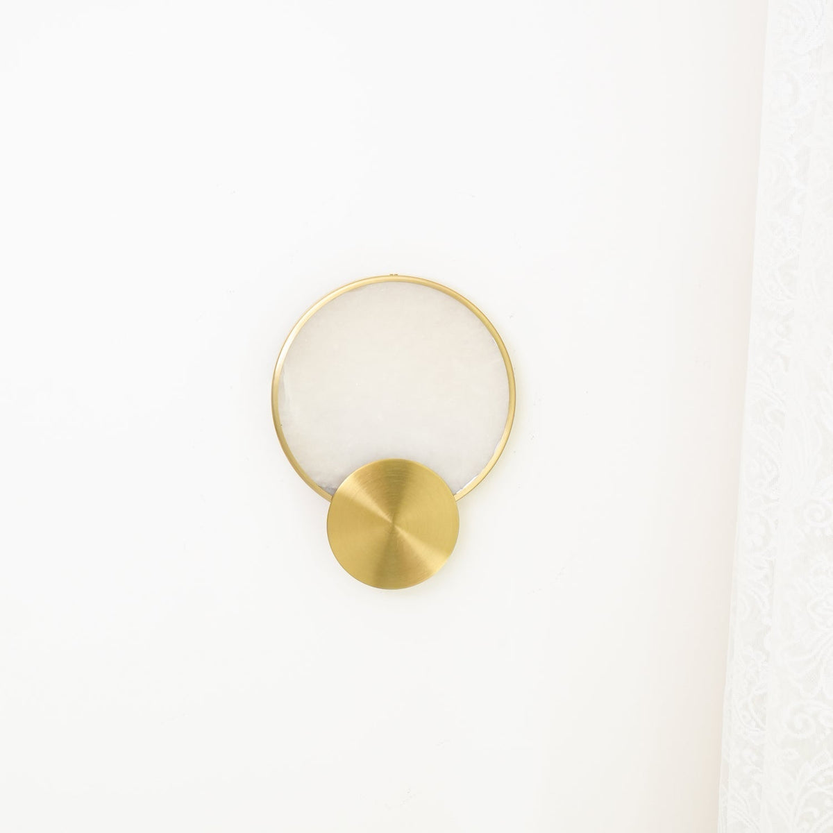 Myvelarae Applique Murale Circulaire en Albâtre - Neutralighting