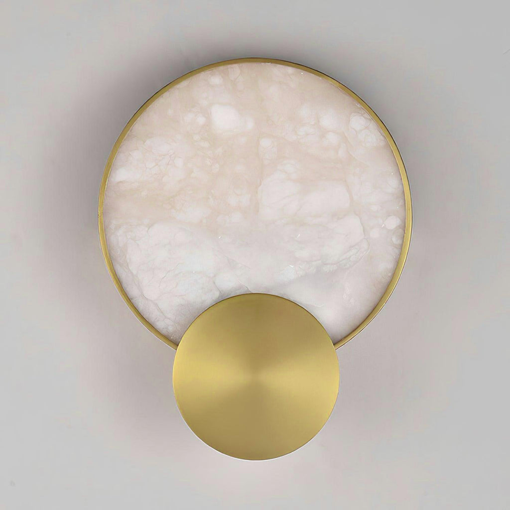 Myvelarae Applique Murale Circulaire en Albâtre - Neutralighting