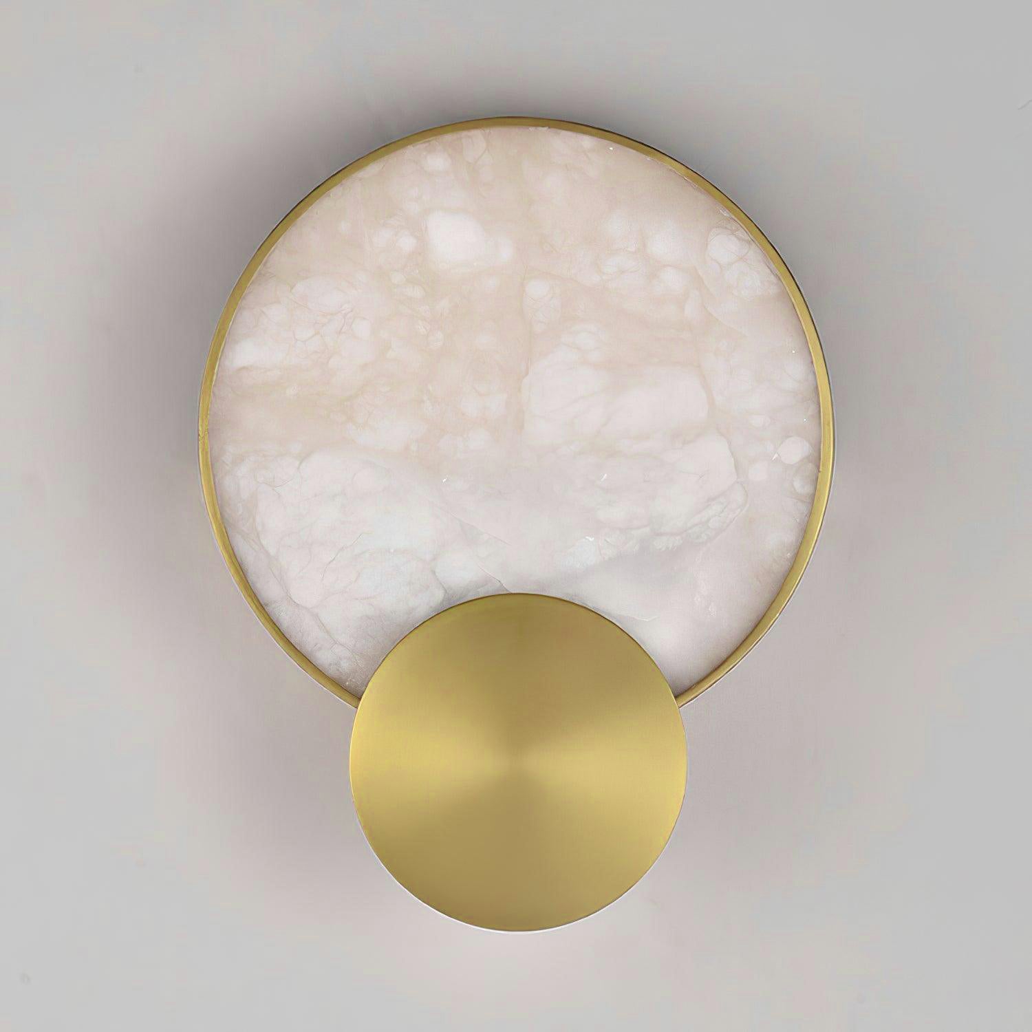 Myvelarae Applique Murale Circulaire en Albâtre - Neutralighting