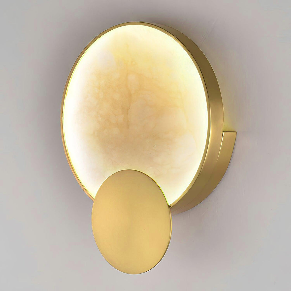 Myvelarae Applique Murale Circulaire en Albâtre - Neutralighting