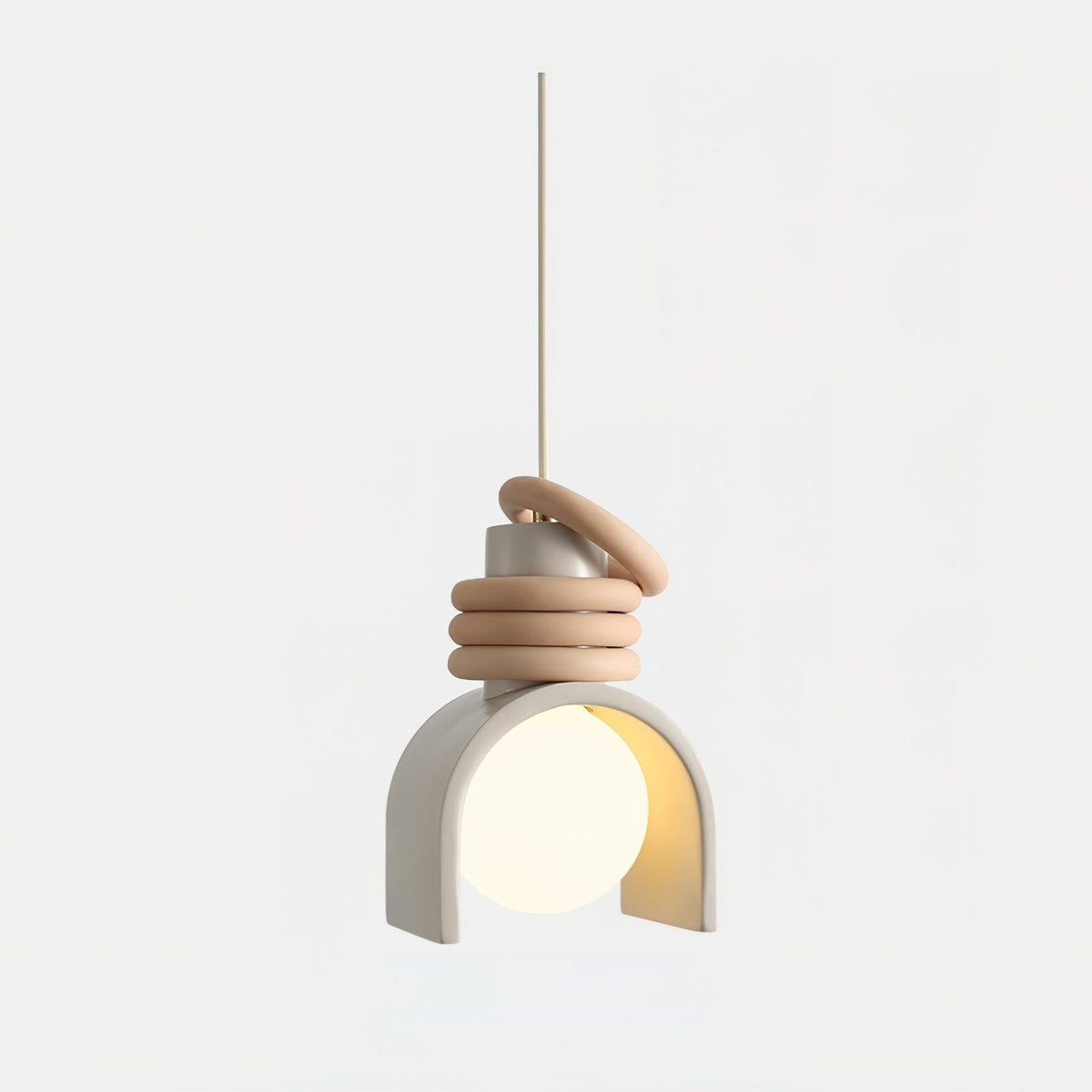 Twister Lampe Pendante en Verre Contemporaine - Neutralighting