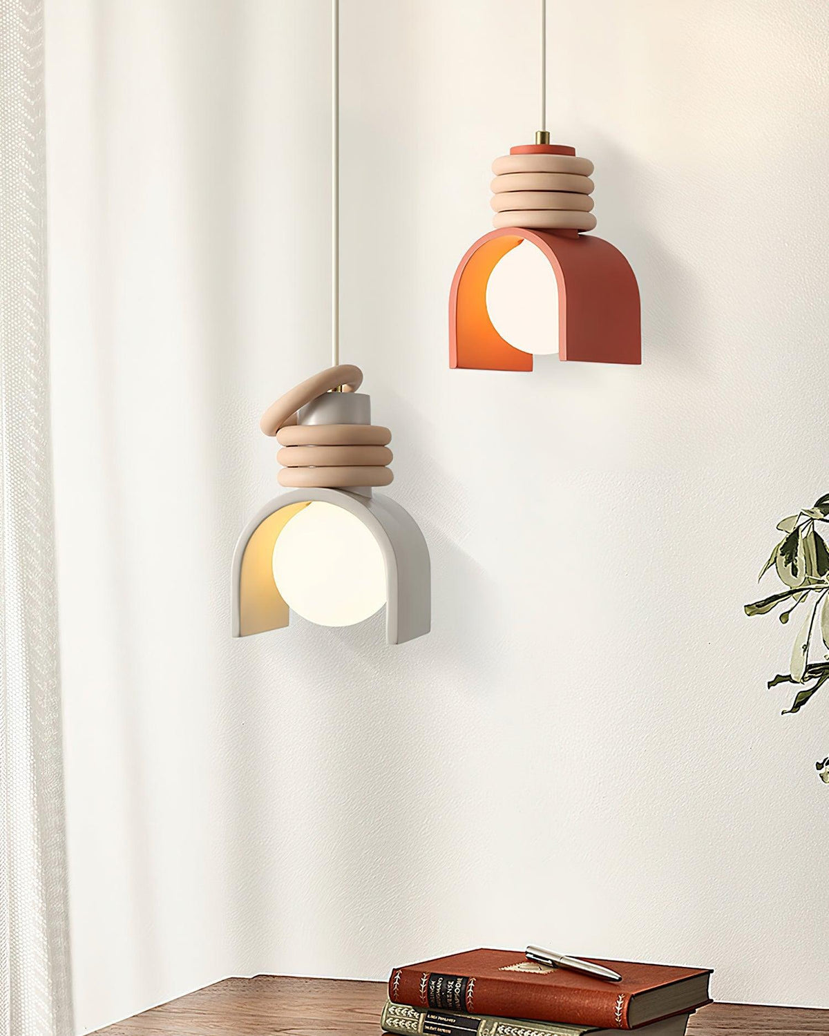 Twister Lampe Pendante en Verre Contemporaine - Neutralighting