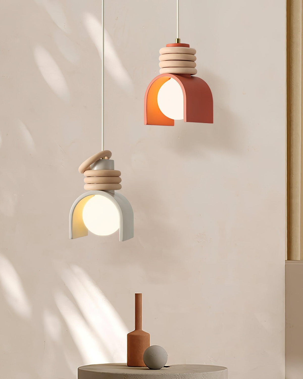 Twister Lampe Pendante en Verre Contemporaine - Neutralighting