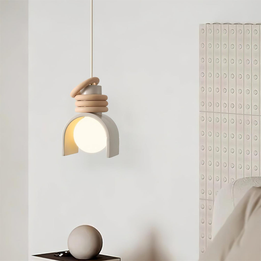 Twister Lampe Pendante en Verre Contemporaine - Neutralighting