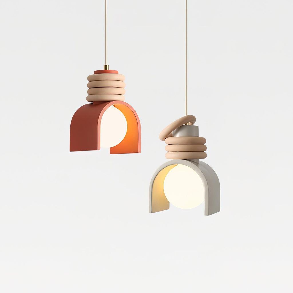 Twister Lampe Pendante en Verre Contemporaine - Neutralighting