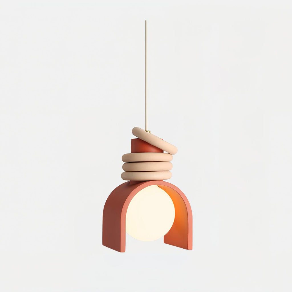 Twister Lampe Pendante en Verre Contemporaine - Neutralighting