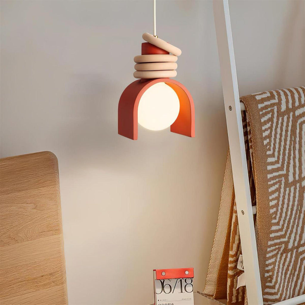 Twister Lampe Pendante en Verre Contemporaine - Neutralighting