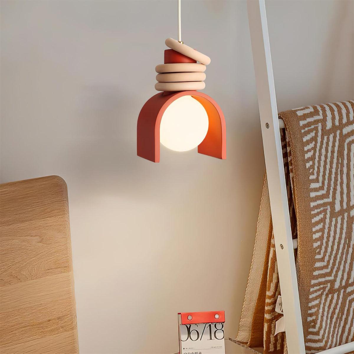 Twister Lampe Pendante en Verre Contemporaine - Neutralighting