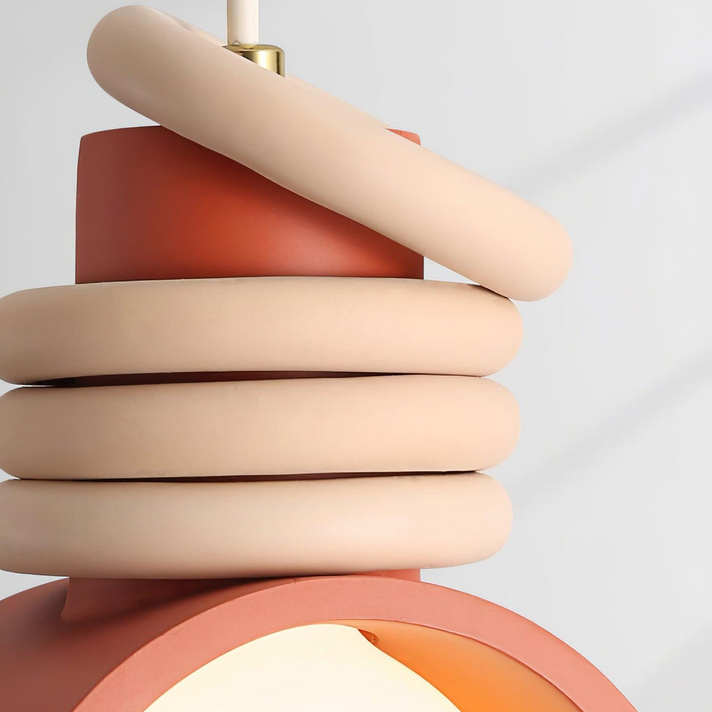 Twister Lampe Pendante en Verre Contemporaine - Neutralighting