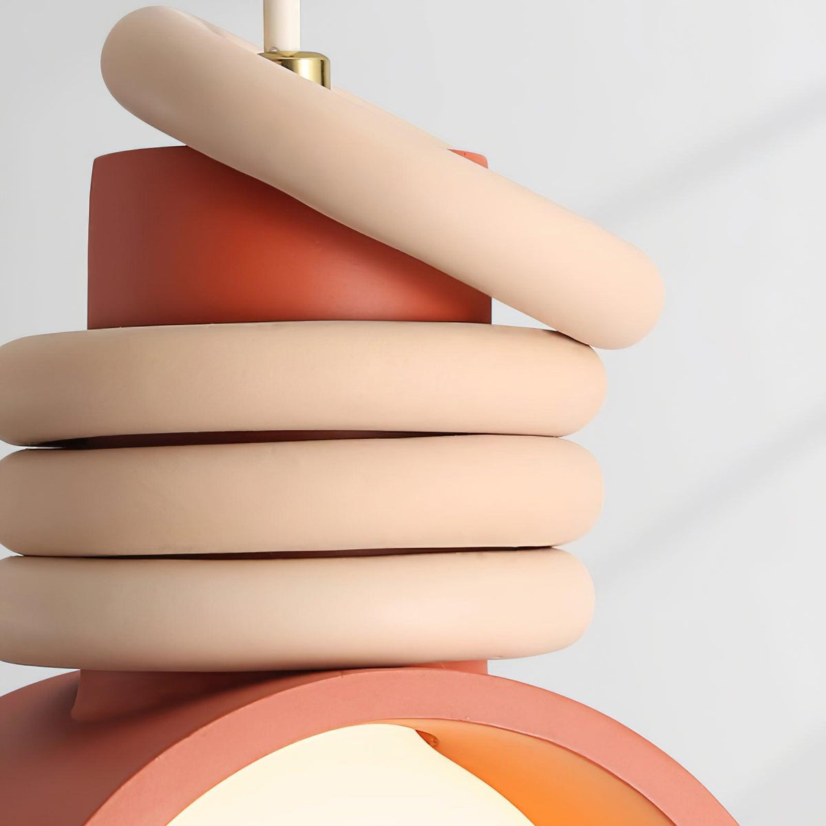 Twister Lampe Pendante en Verre Contemporaine - Neutralighting