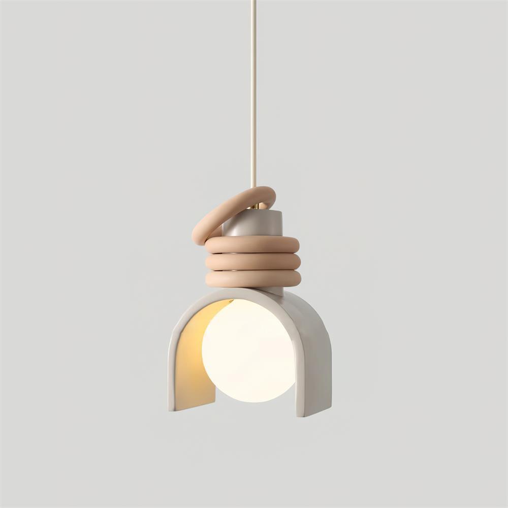 Twister Lampe Pendante en Verre Contemporaine - Neutralighting
