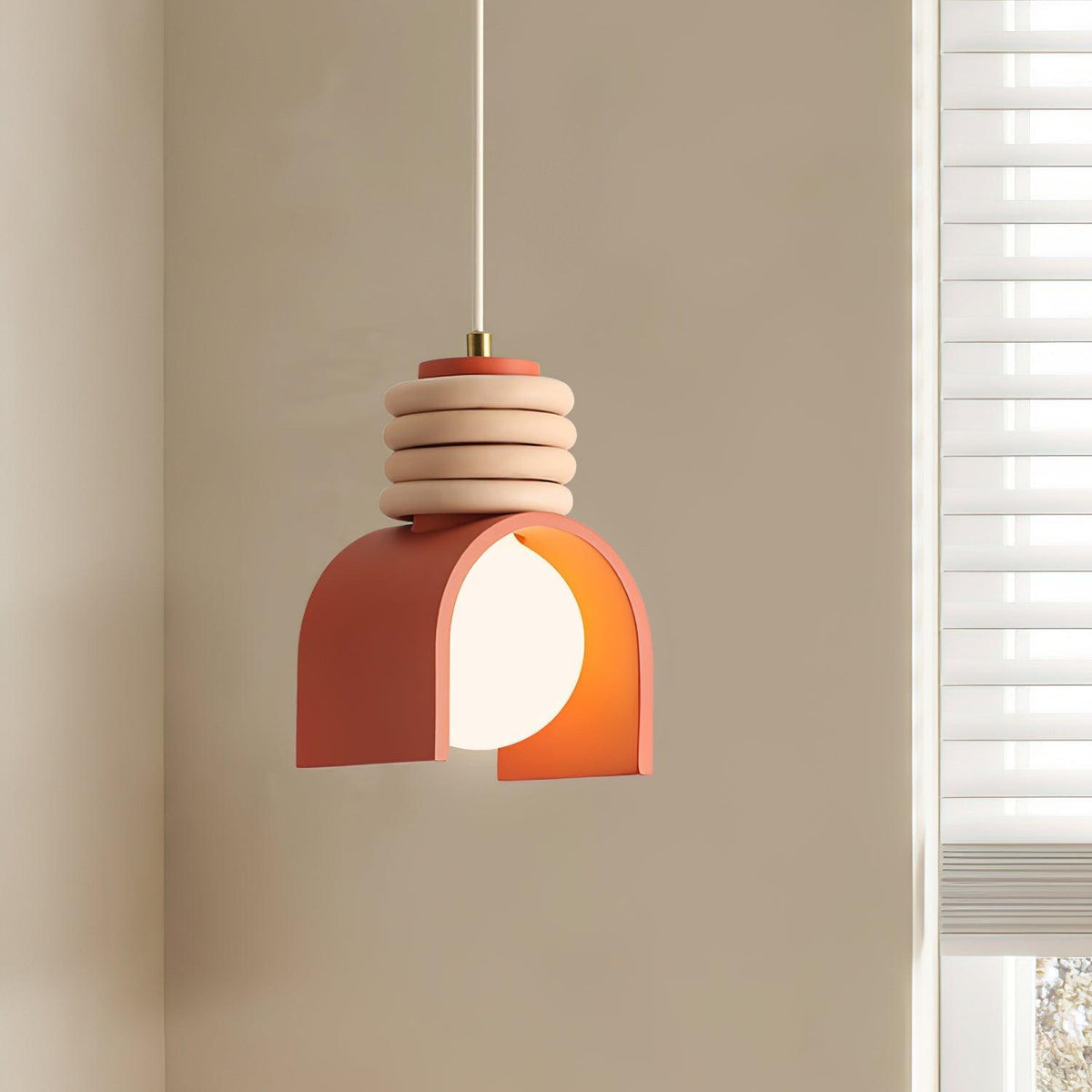 Twister Lampe Pendante en Verre Contemporaine - Neutralighting