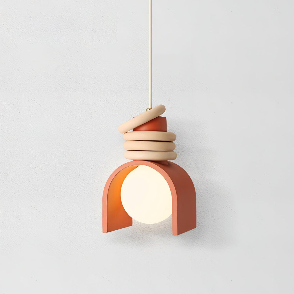 Twister Lampe Pendante en Verre Contemporaine - Neutralighting