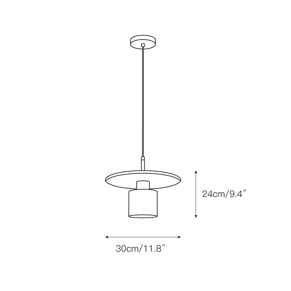 Sysoleth Moderne Minimaliste Métal Lumière Pendentif - Neutralighting