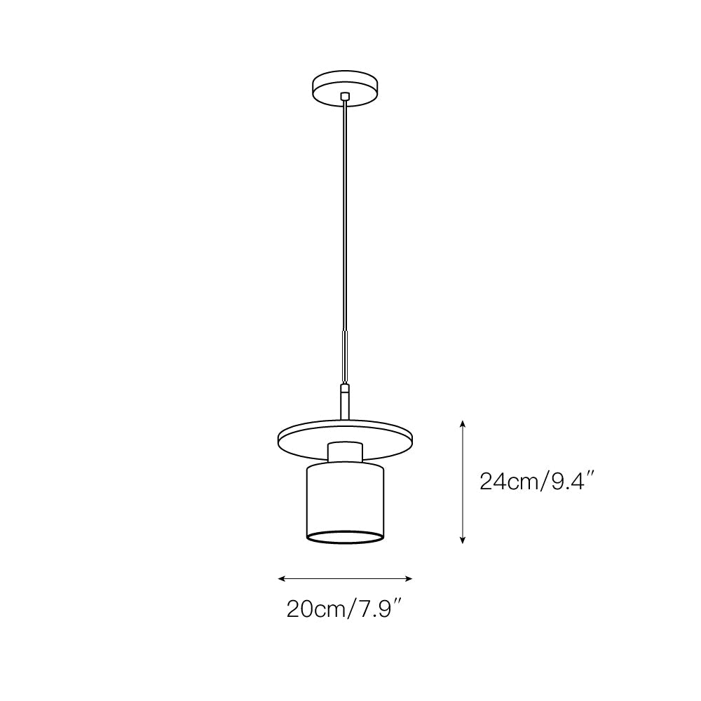 Sysoleth Moderne Minimaliste Métal Lumière Pendentif - Neutralighting