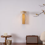 Ulvyna Applique Murale Cylindrique Empilée en Travertin - Neutralighting