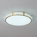 Lustra Plafonnier Laiton Acrylique Moderne - Neutralighting