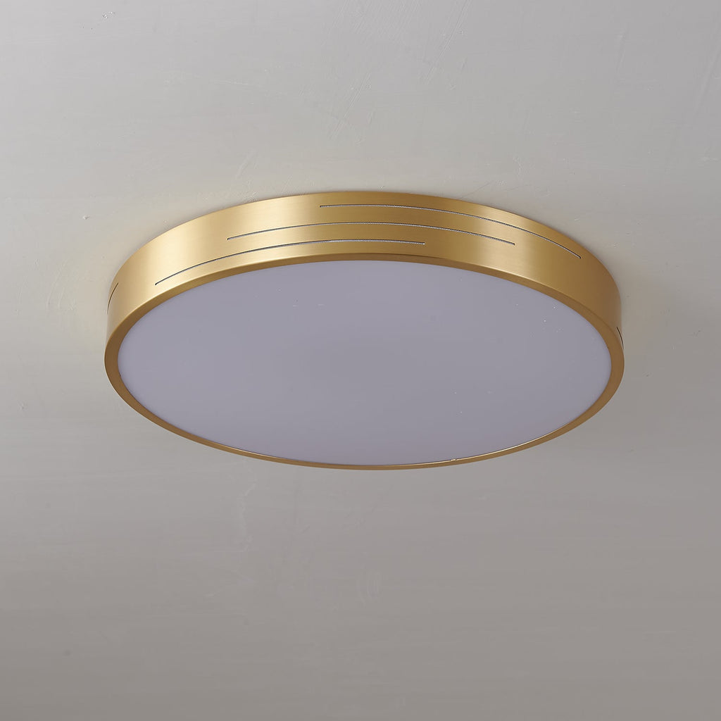 Lustra Plafonnier Laiton Acrylique Moderne - Neutralighting
