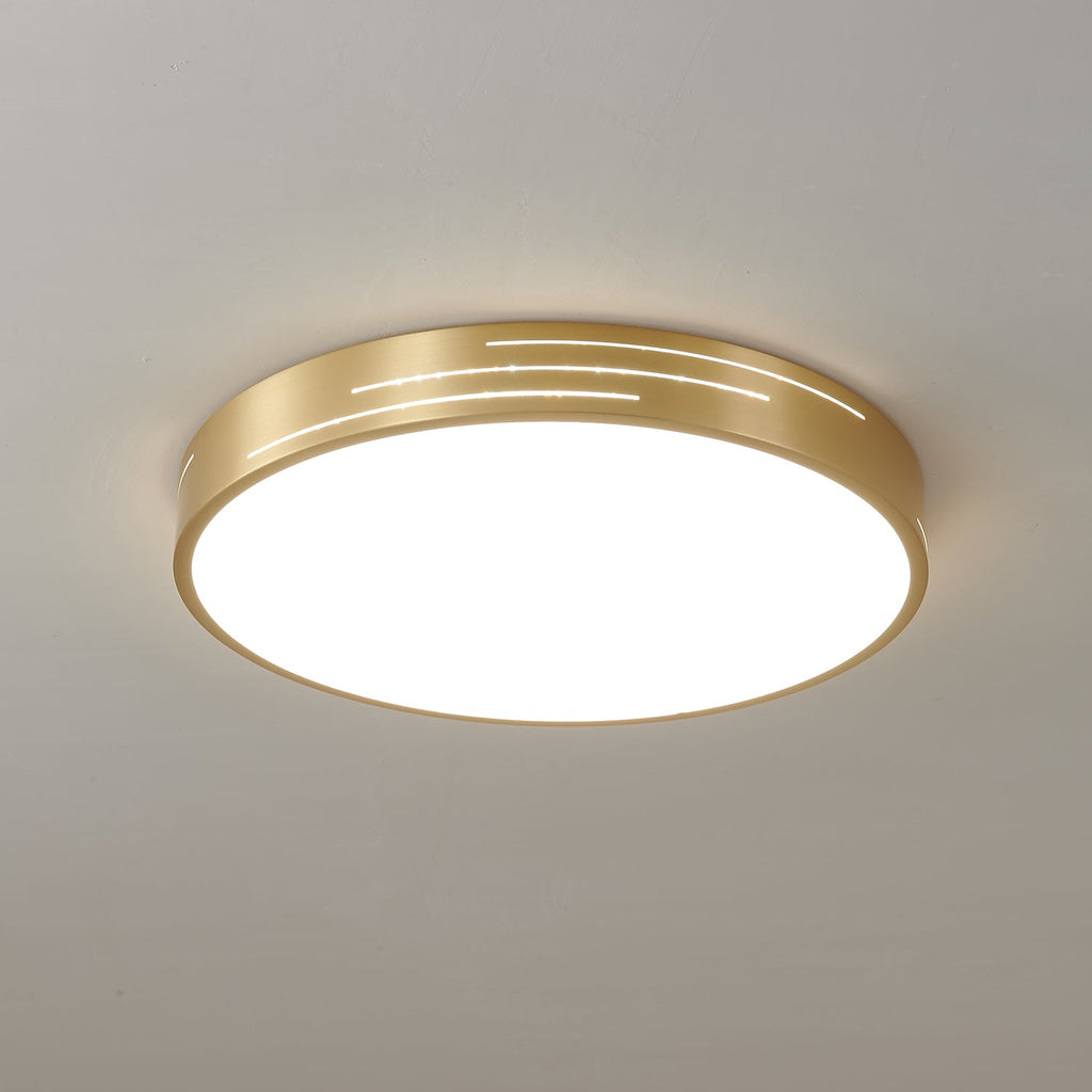 Lustra Plafonnier Laiton Acrylique Moderne - Neutralighting
