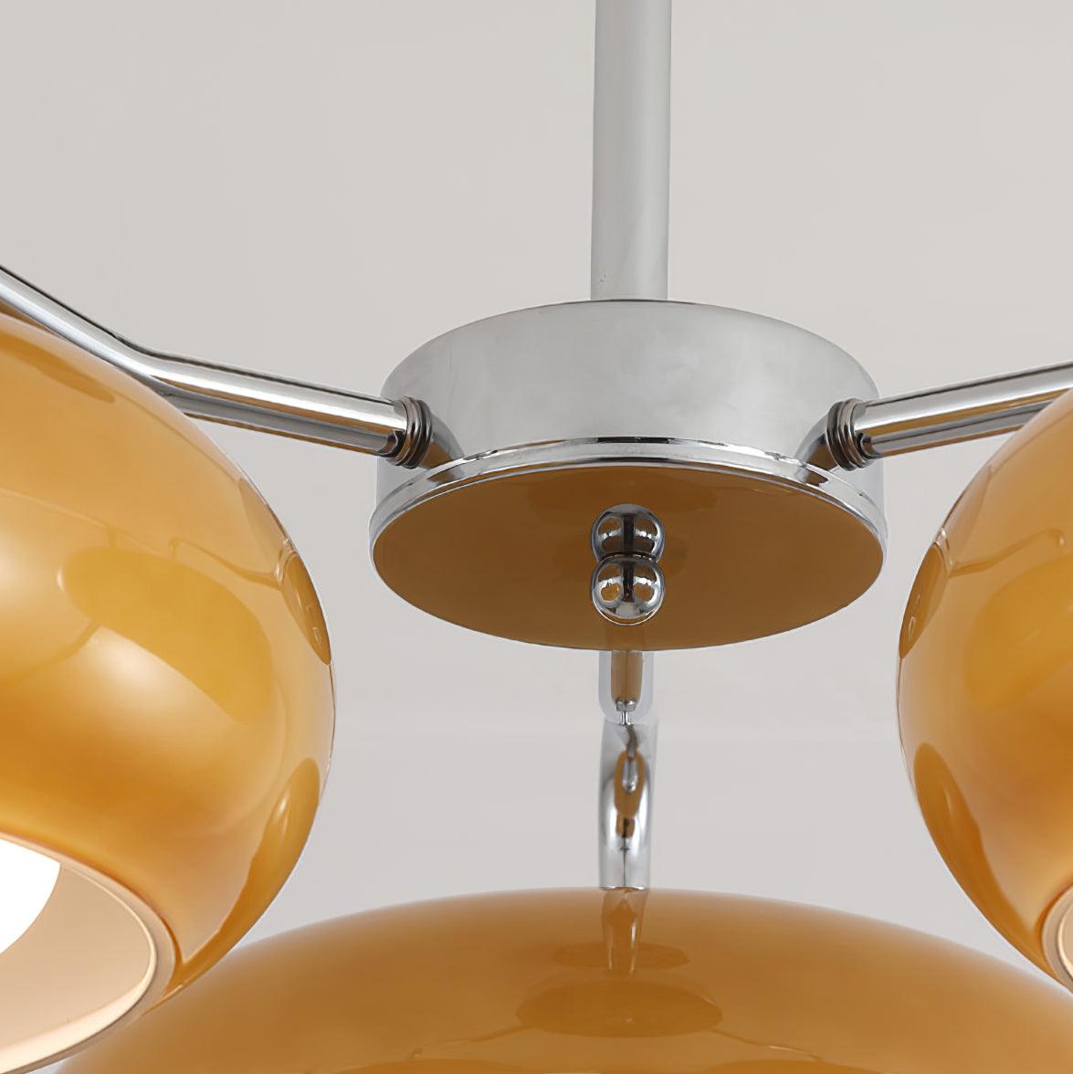 Tetra Lustre Plafonnier Chrome Élégant 3 Ampoules - Neutralighting